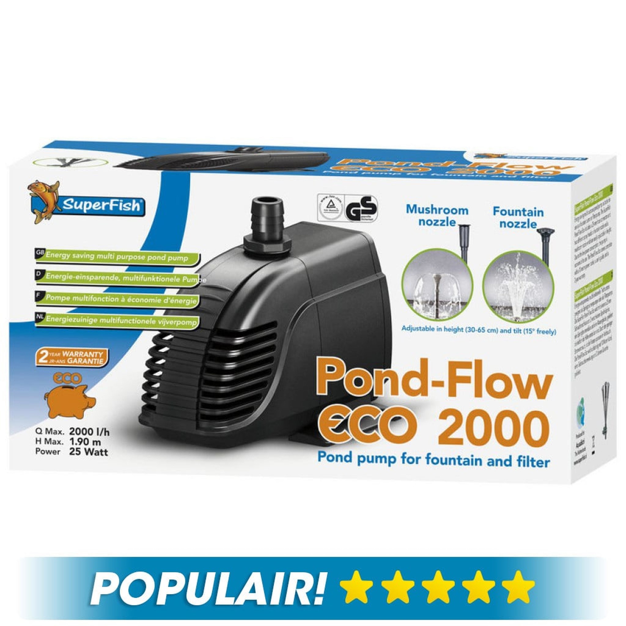 Pond-Flow Eco 2000 Vijverpomp - SuperFish