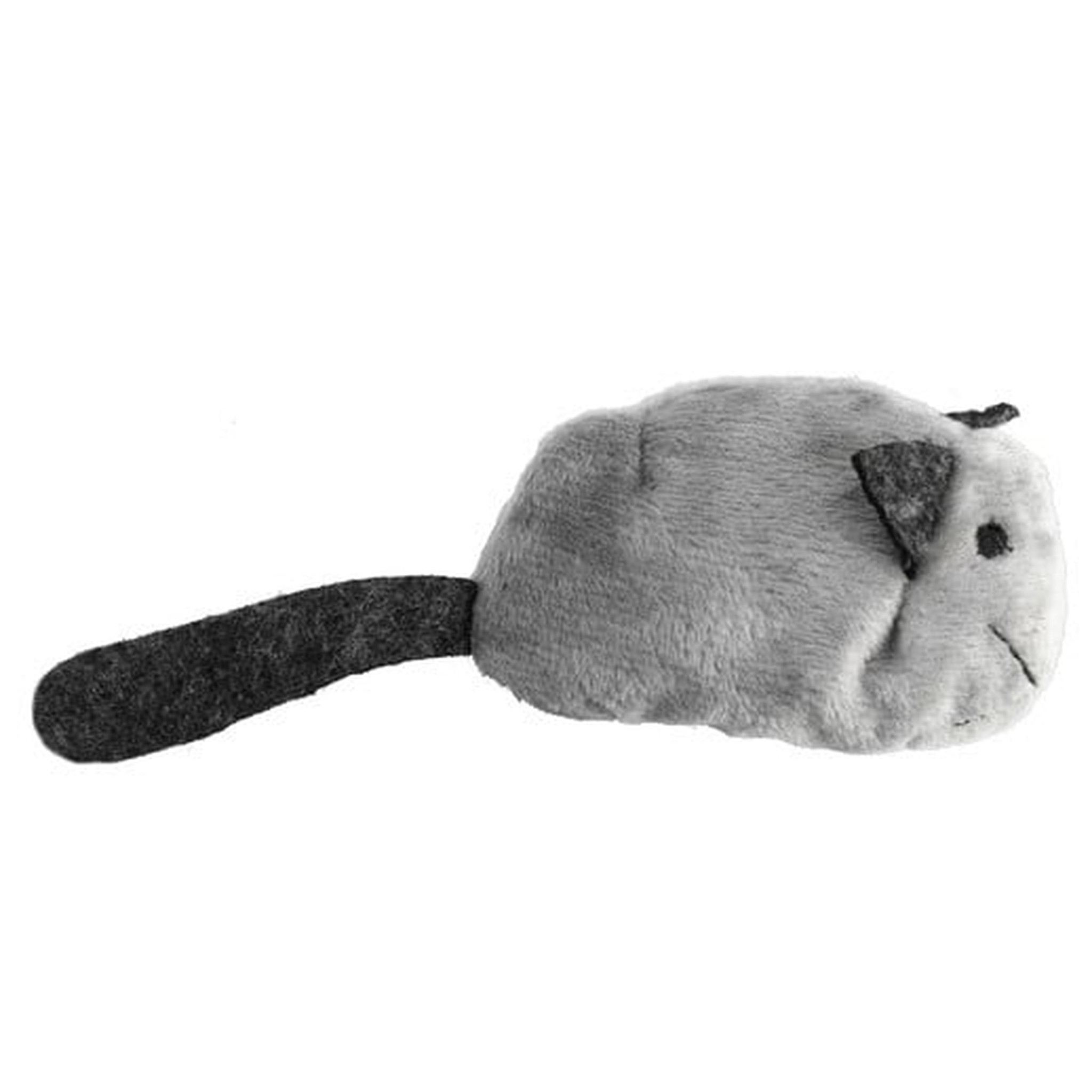 Crazy Cat Fat Mouse Grijs vol met Catnip - kattenspeeltje