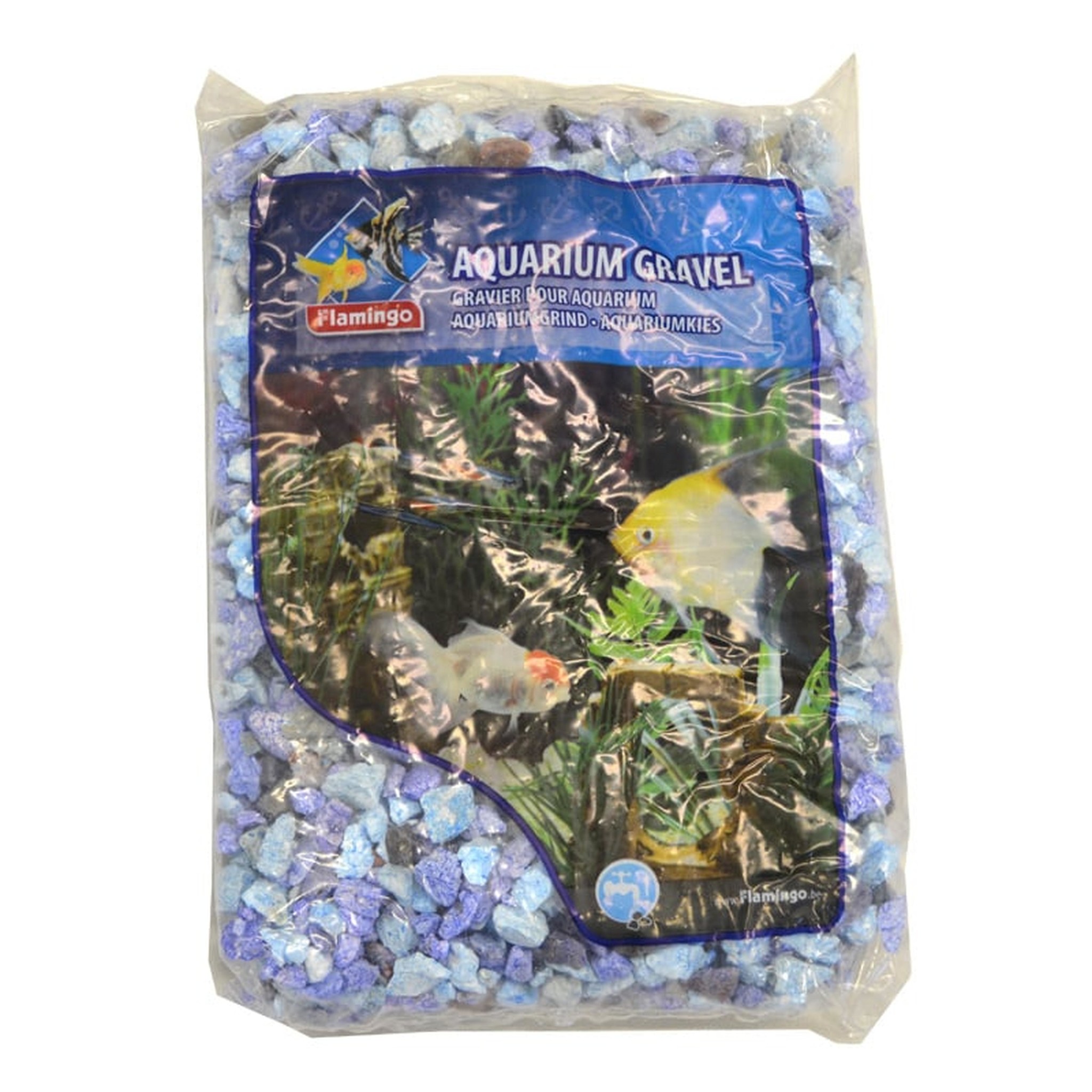 Aquarium grind melange mix blauw - 900 gram - Aquariumgrind