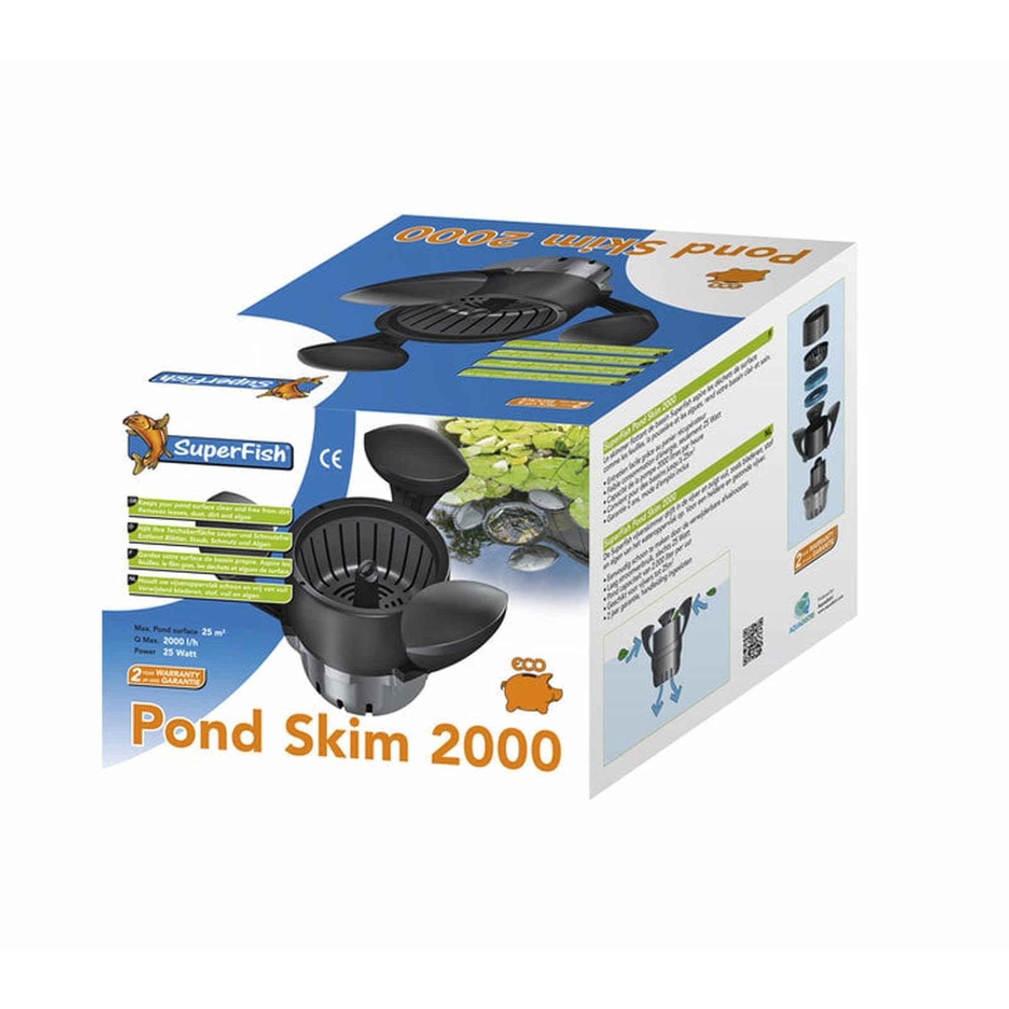 Pond Skim 2000 - SuperFish Vijverskimmer