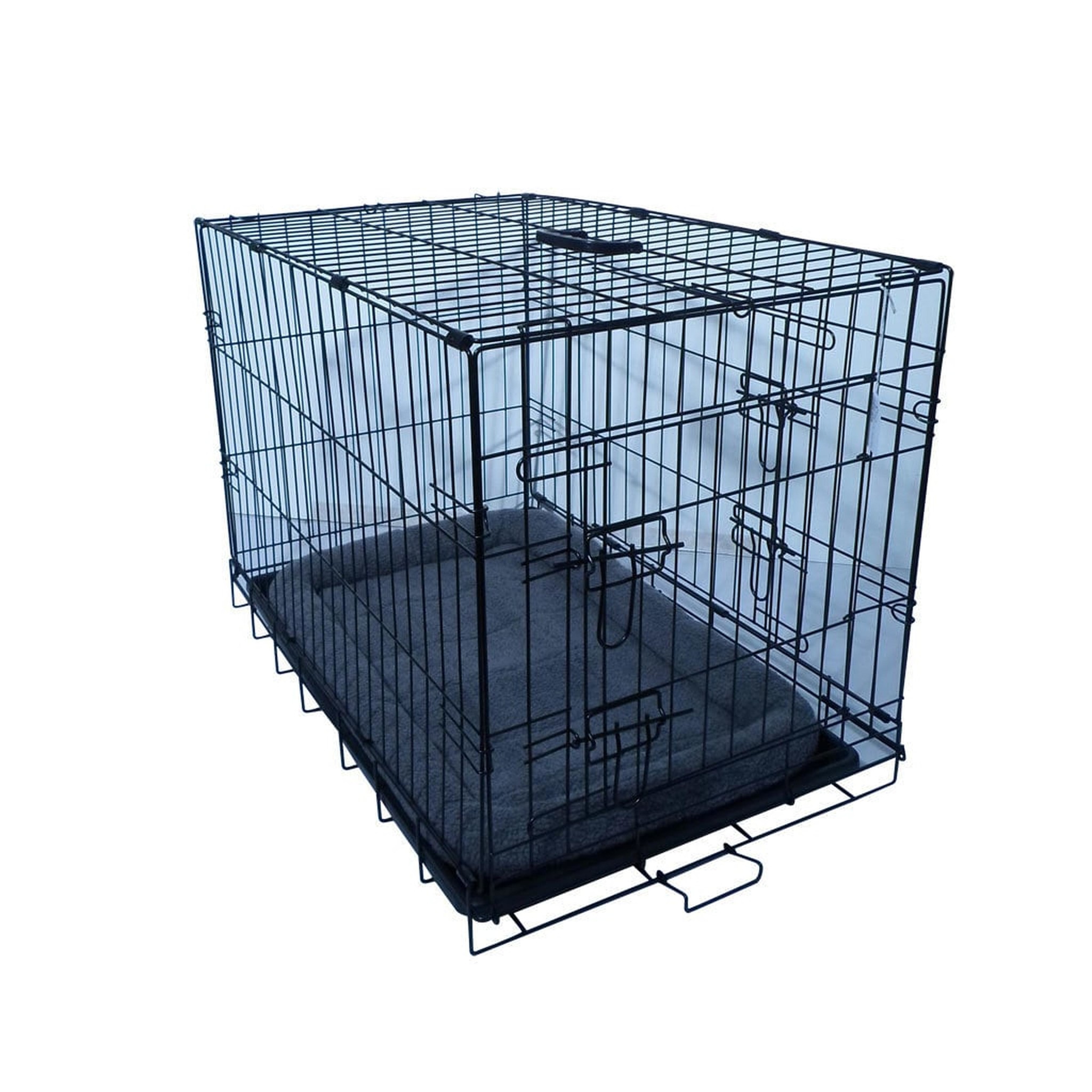Hondenbench zwart 93 x 57 x 62 cm Large - Hondenbench