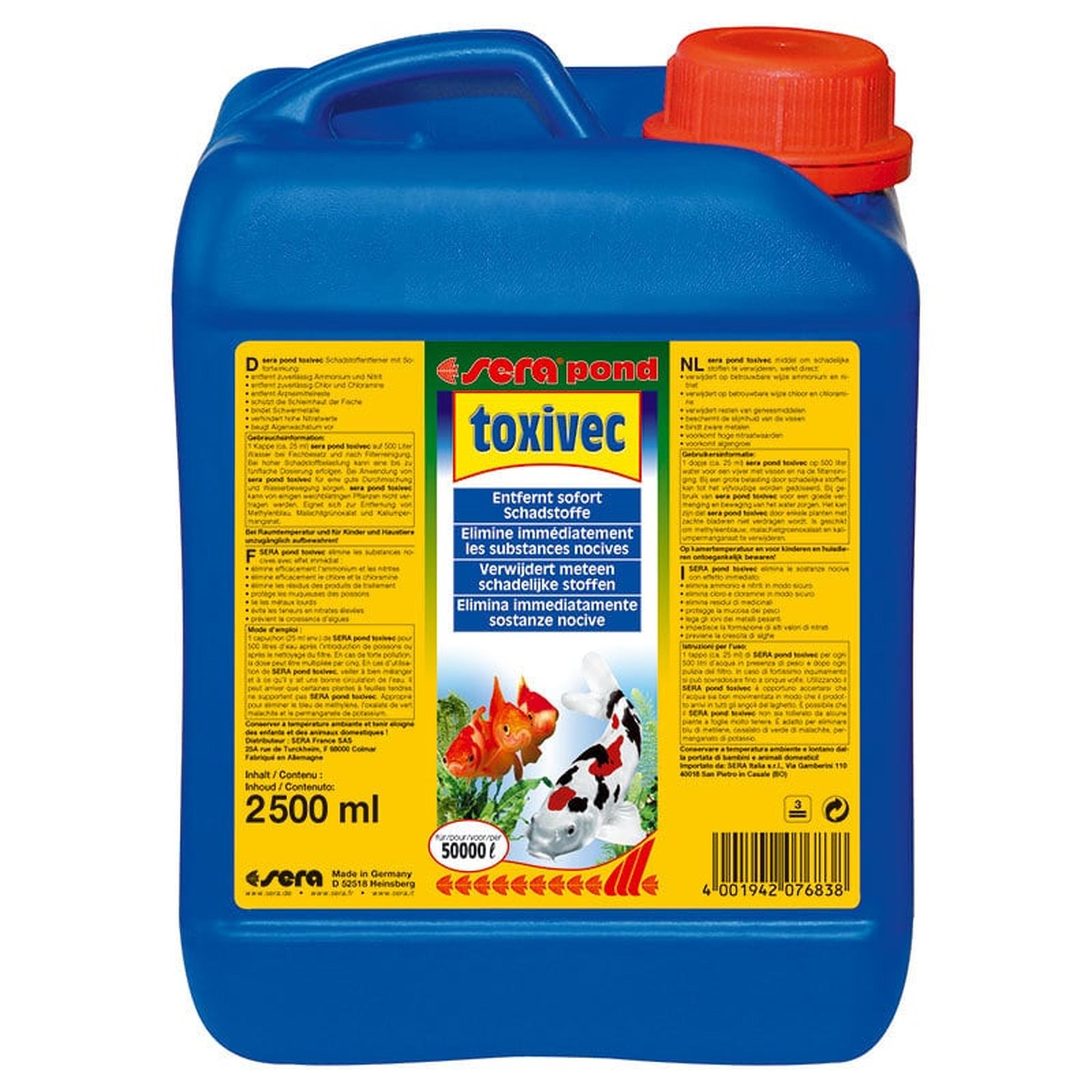 Pond Toxivec 2500 ml. - Sera Vijver Waterbehandeling