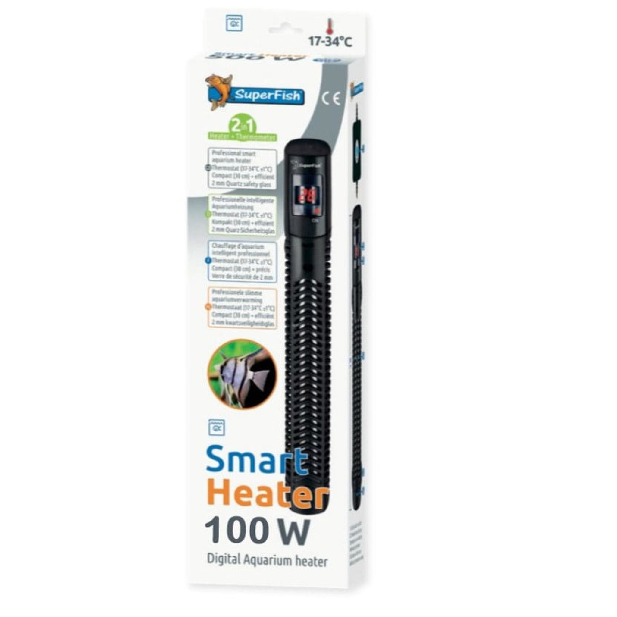 Smart Heater 100 Watt - SuperFish Aquarium Heater