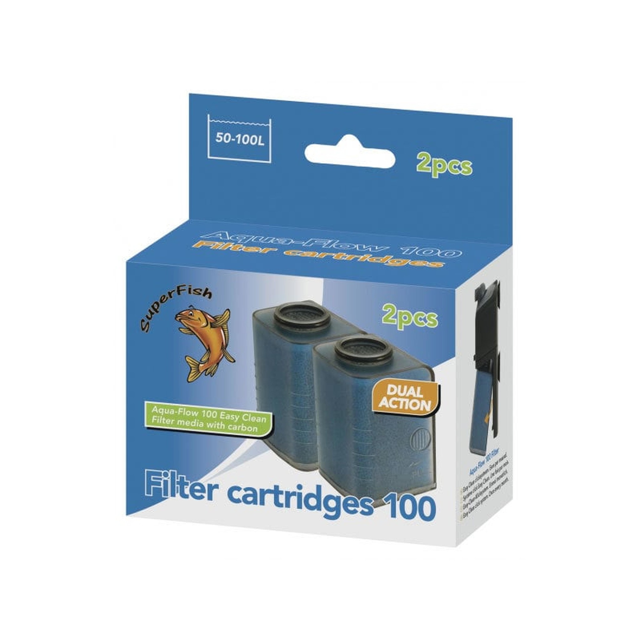 Aqua-flow 100 Easy click cassette 2 stuks - SuperFish