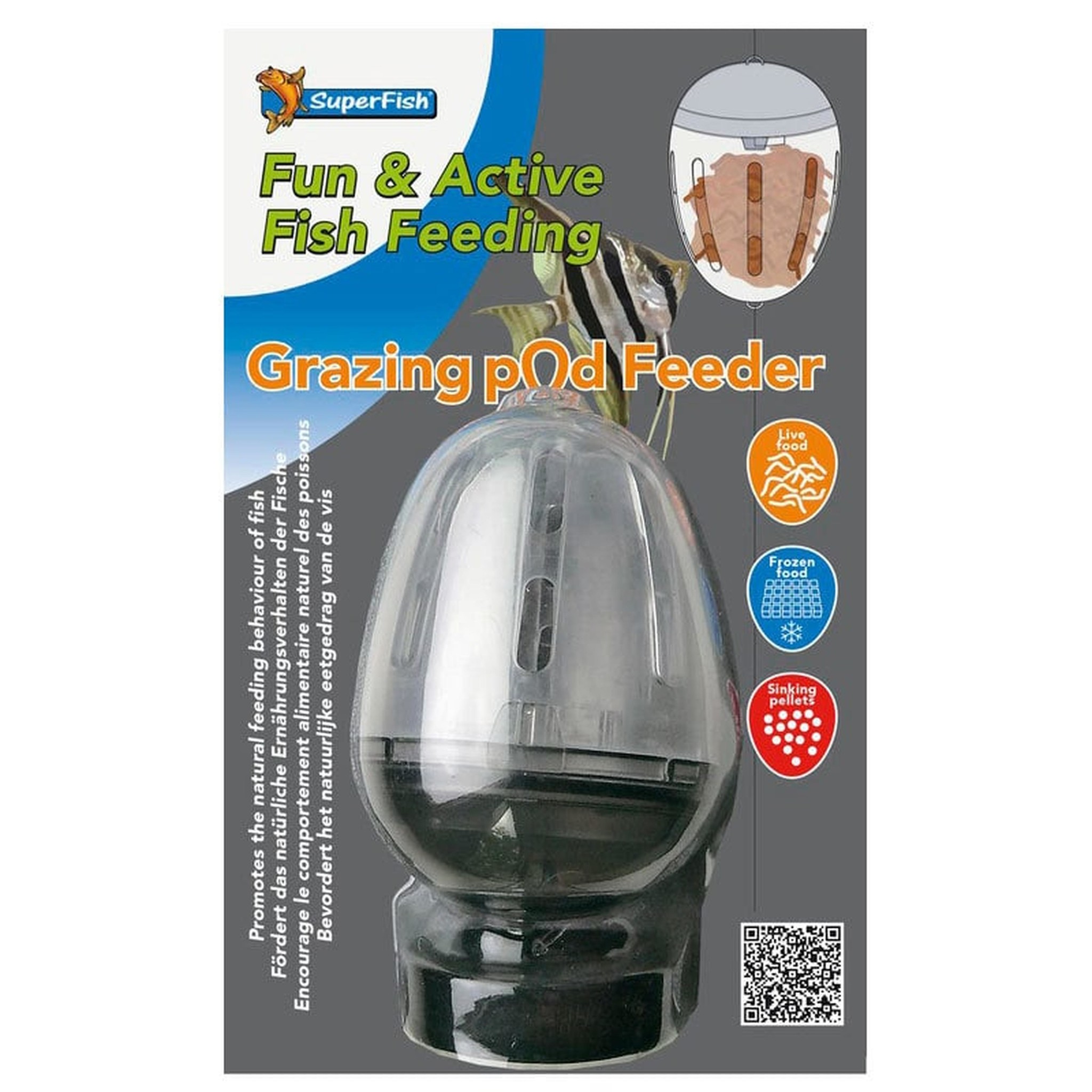 Grazing pod feeder - SuperFish Voederautomaat