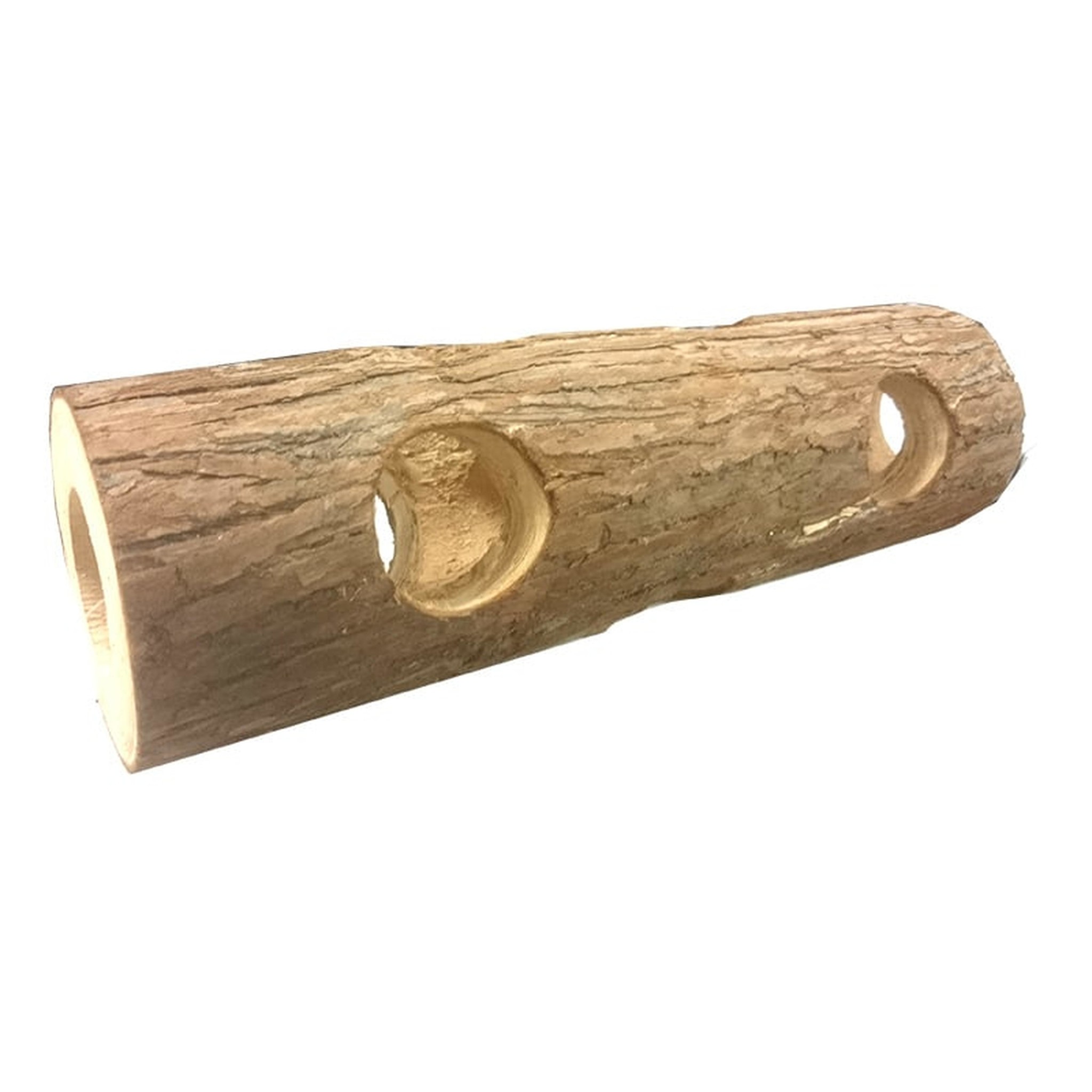 Knaagdierspeelrol naturel L 30x7 cm - Speelgoed knaagdieren