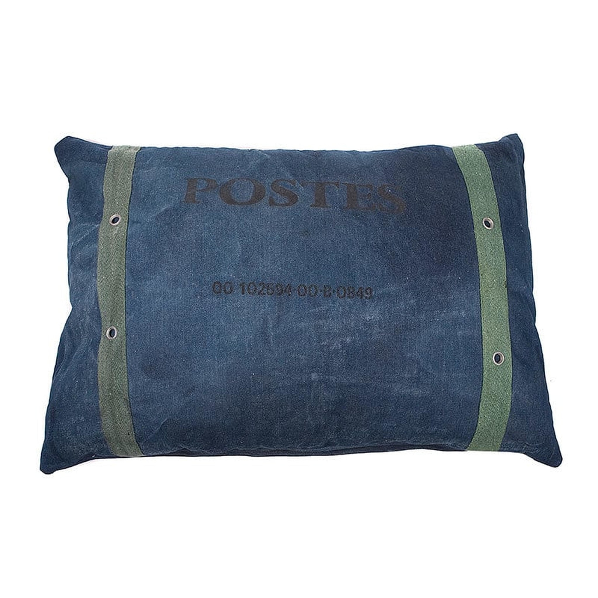 Kussen Vintage 100 cm. strip denim - Lex en Max
