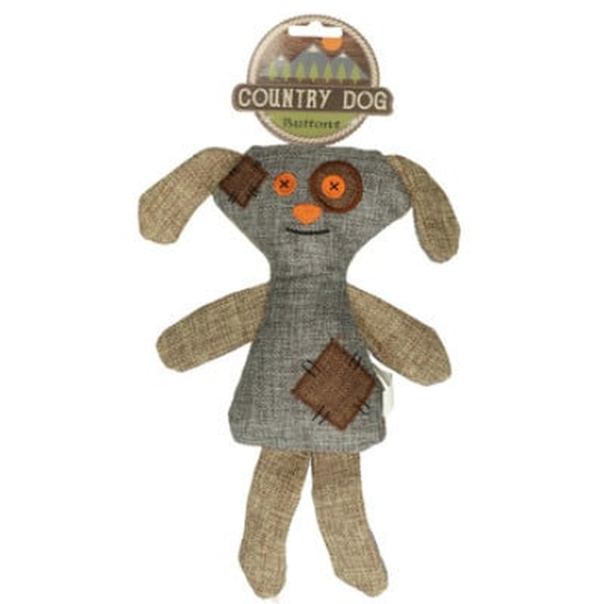 Country Dog Buttons - Hondenspeeltjes