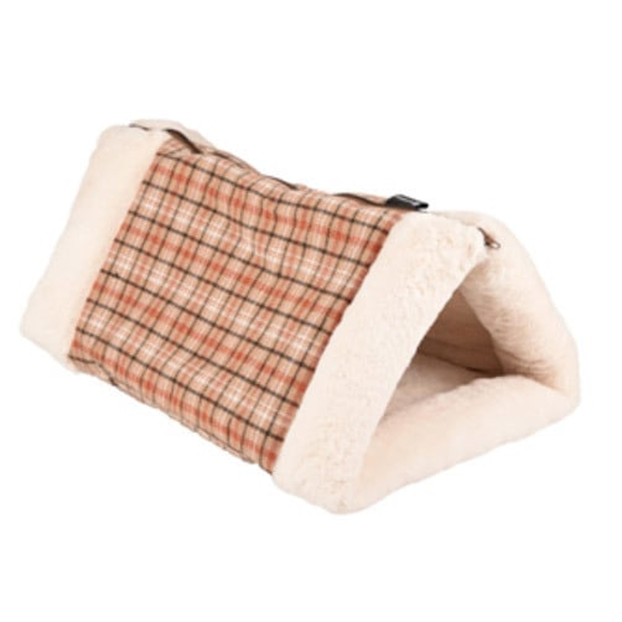 Kathome Rein Soft Plush Licht Bruin
