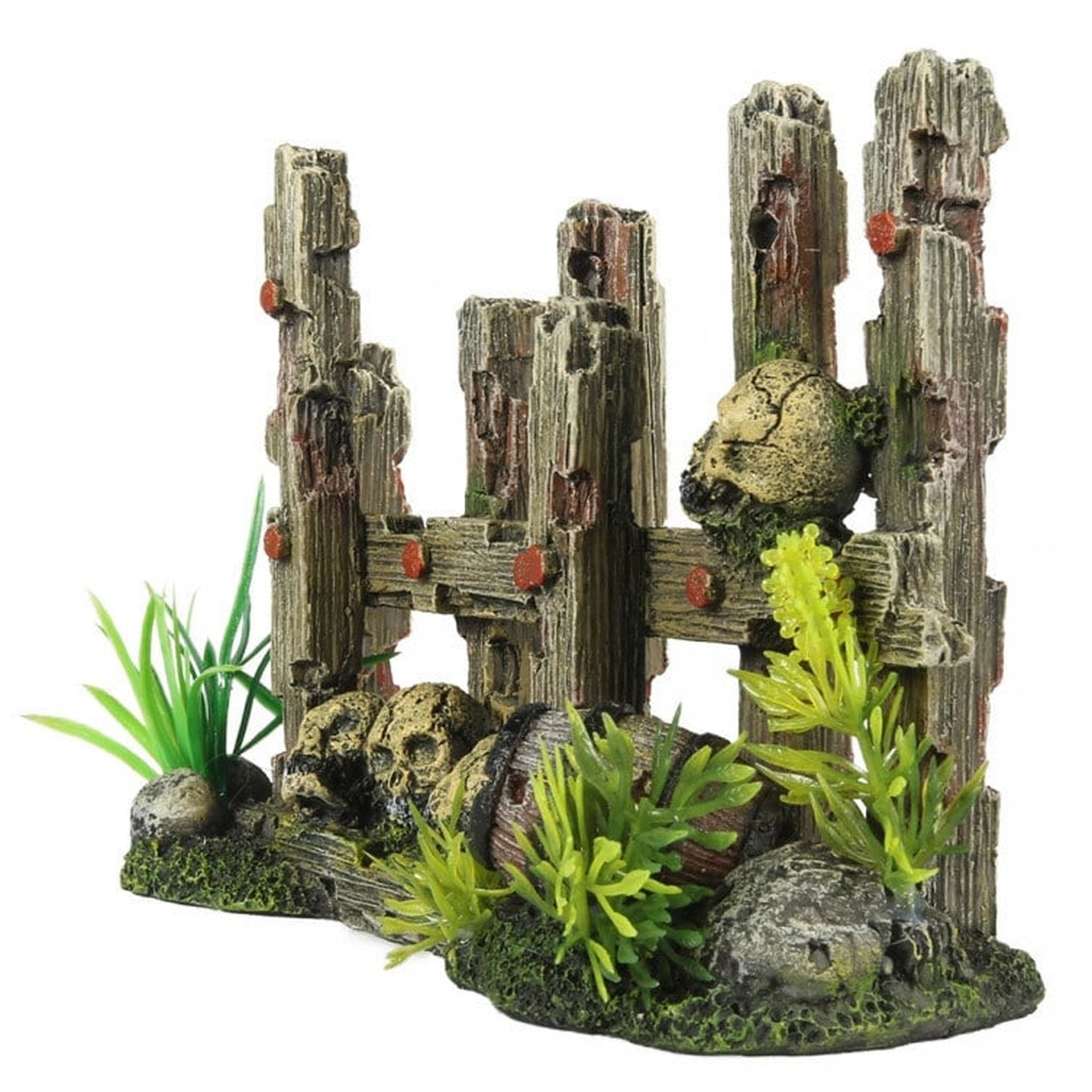 Hek met doodskoppen - Aquarium decoratie