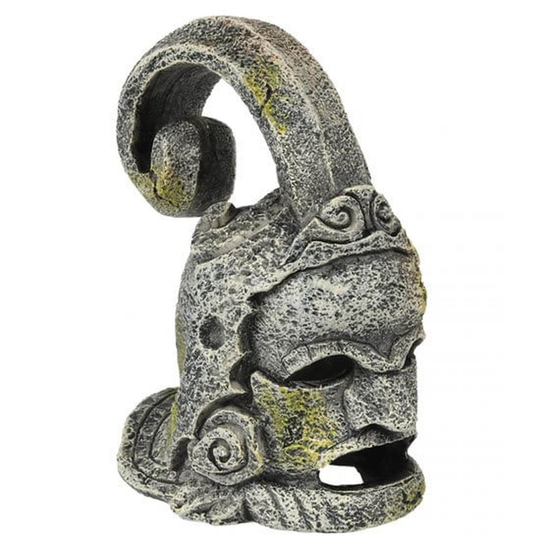 Azteekse Helm - Aquarium decoratie