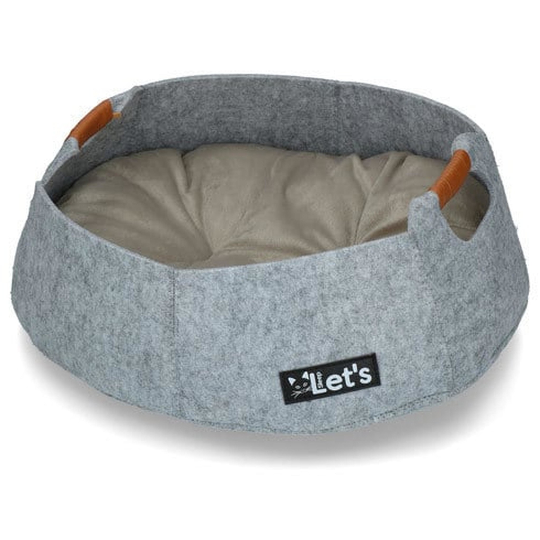 Kattenmand Relaxing Basket Grijs