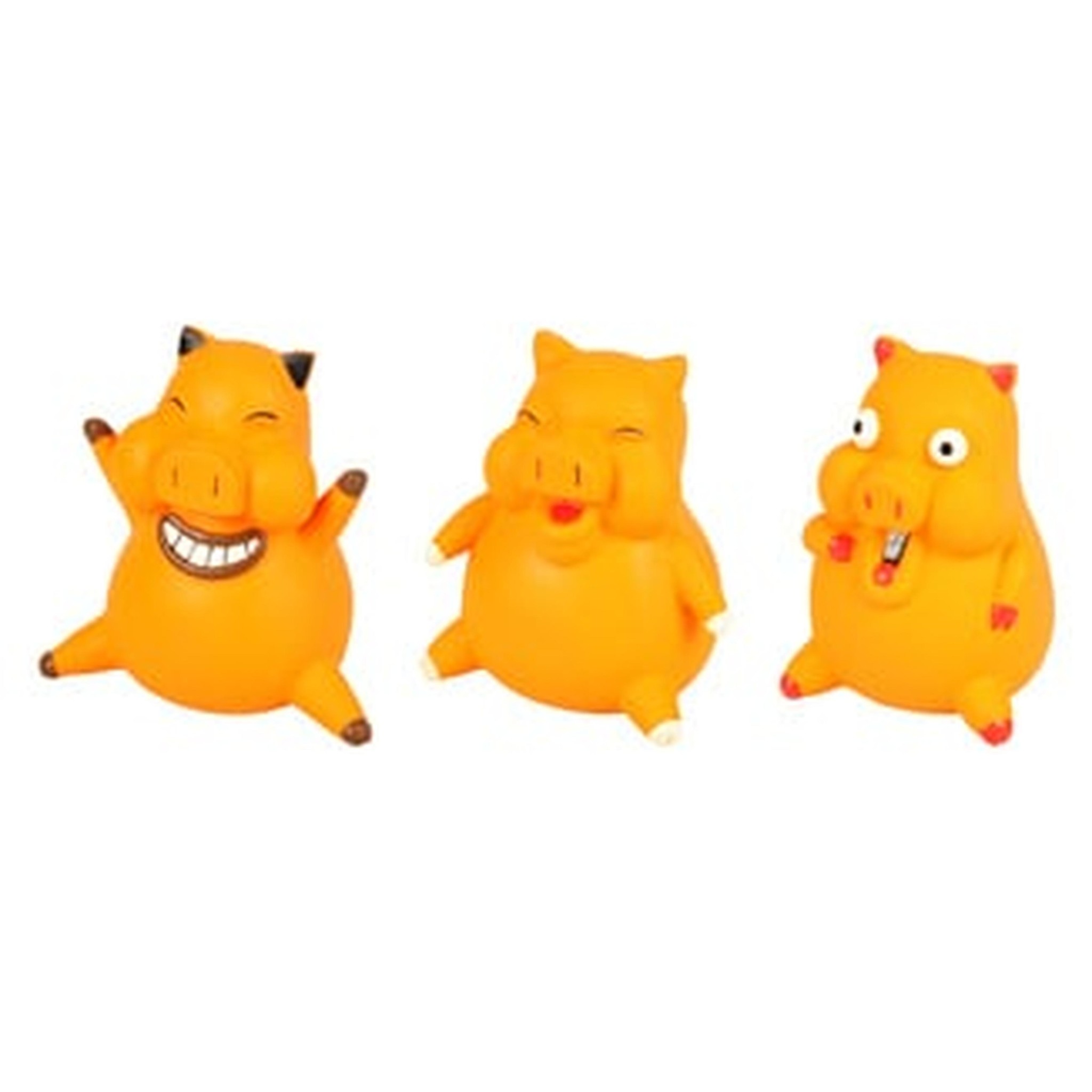 Latex Funny Varken met piep Assorti kleur
