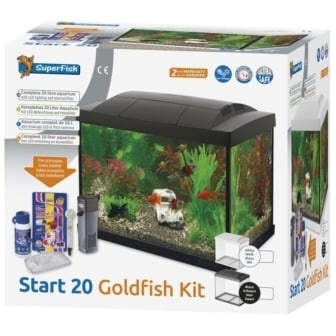 Start 20 Goldfish kit aquarium Wit - SuperFish