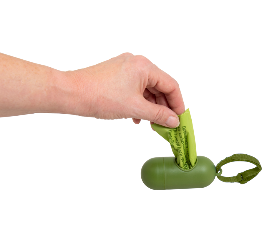 AB compostables poepzakjes navulling 4 rolletjes - honden