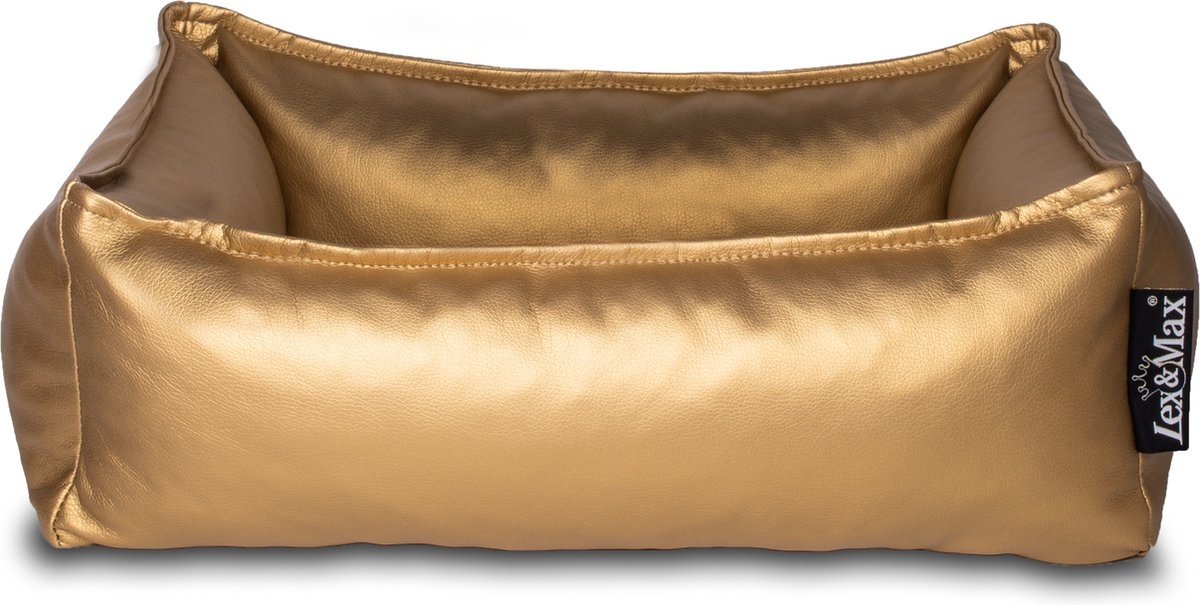 Lex & Max Gold - Hondenmand - 90x70 - Goud