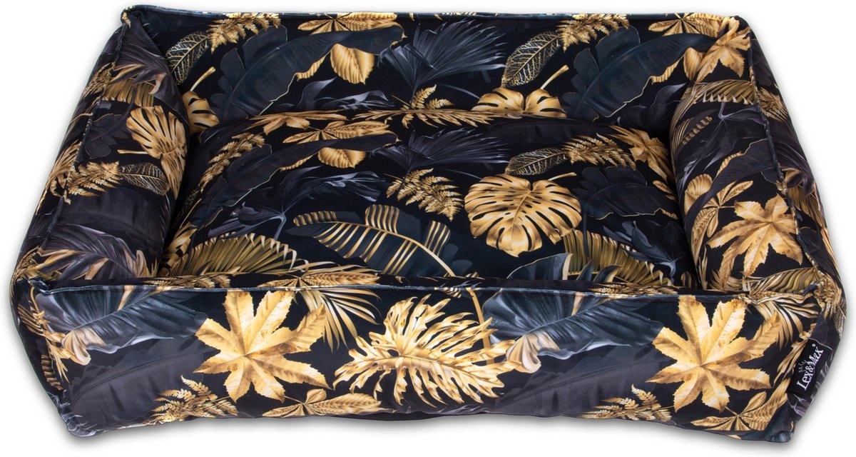 Lex & Max Dubai - Hondenmand - 80x65 - Zwart/Goud