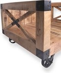 Lex & Max Hondendivan Bari - 90x65cm - Hout