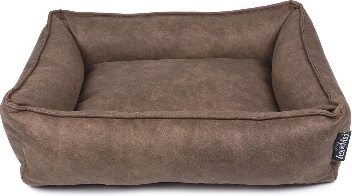 Lex & Max Alaska - Hondenmand - 90x70 - Taupe