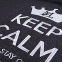 Lex & Max Keep Calm - Hondensofa - 115x75x35cm - Zwart