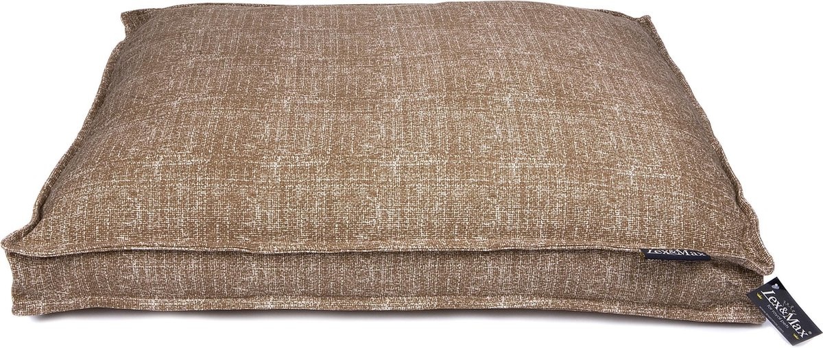 Lex & Max Prince - Orthopedisch - Hondenkussen - Boxbed - 90x65cm - Bruin
