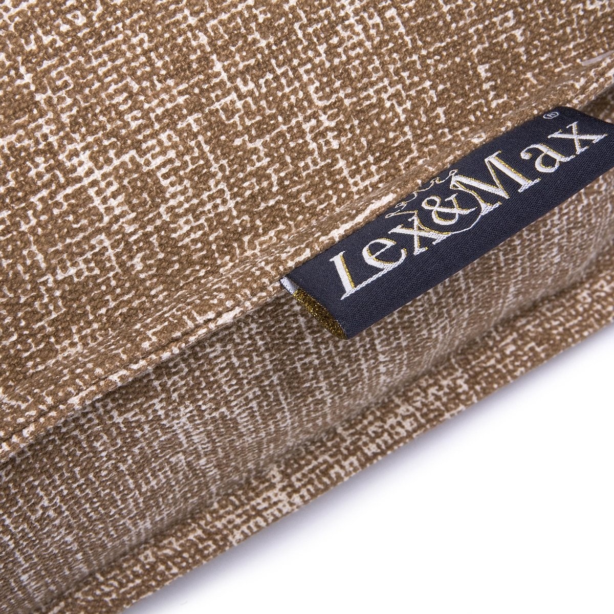 Lex & Max Prince - Orthopedisch - Hondenkussen - Boxbed - 90x65cm - Bruin