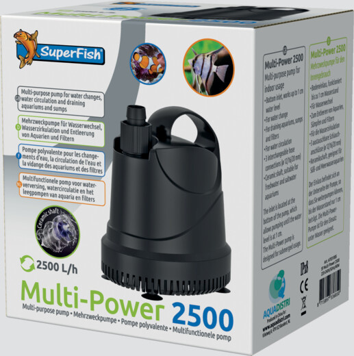 Multipower 2500 liter Superfish - Pomp aquarium