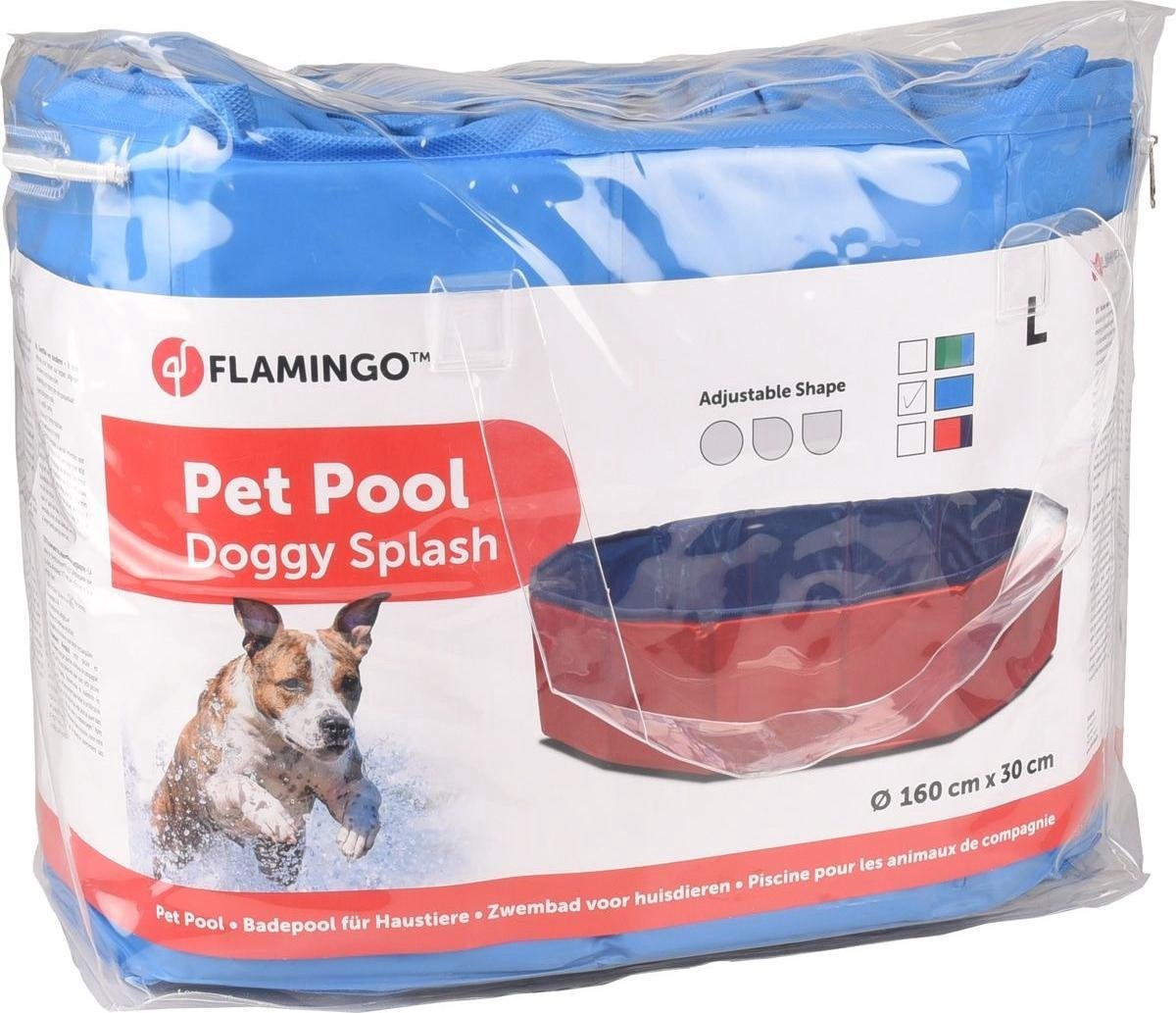 Doggy Splash Pool blauw 160x30 cm