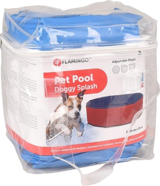 Doggy Splash Pool blauw 80x20 cm