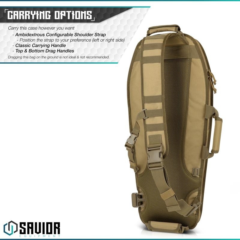 Savior T.G.B. 34" Covert Single rifle case