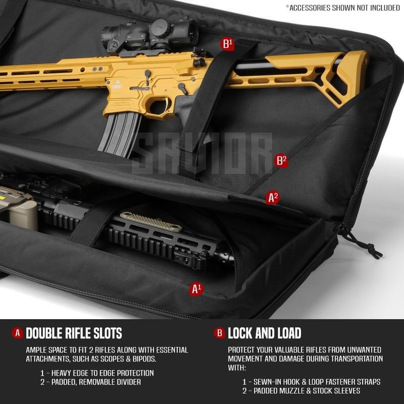 Savior American Classic 55" Double rifle bag