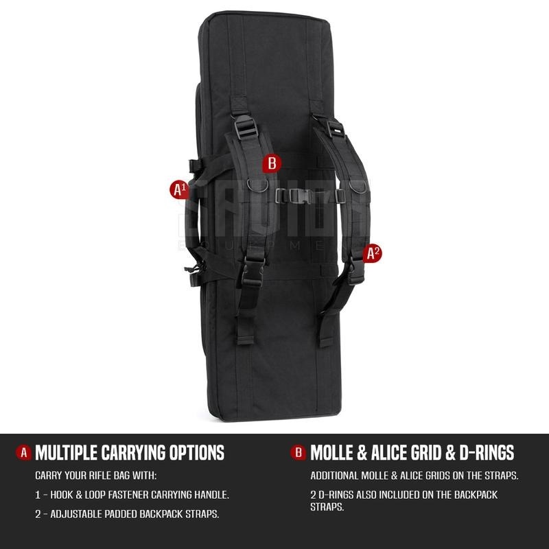 Savior American Classic 55" Double rifle bag