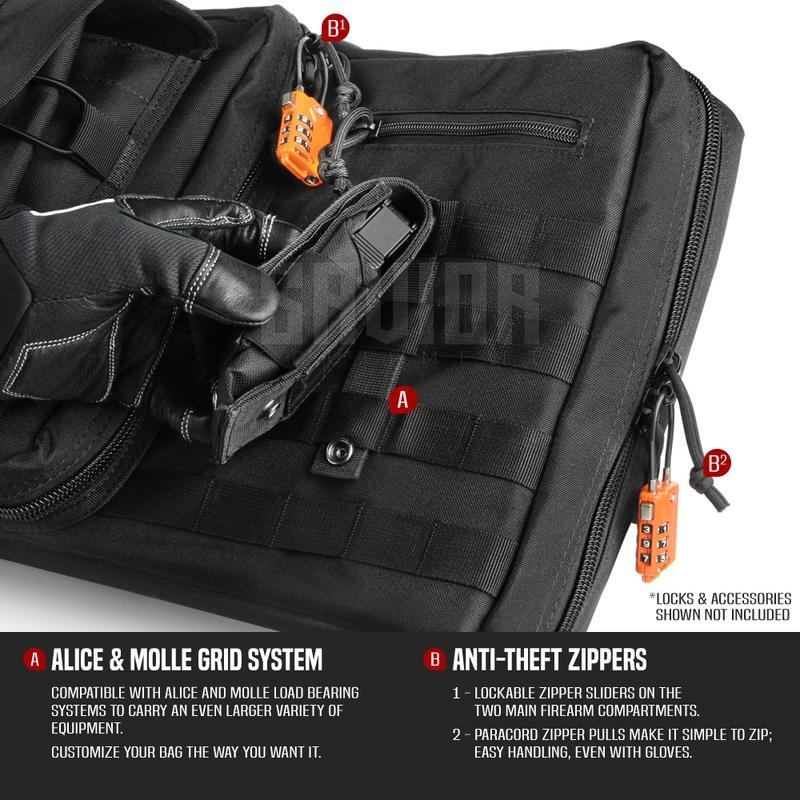Savior American Classic 46" Double rifle bag