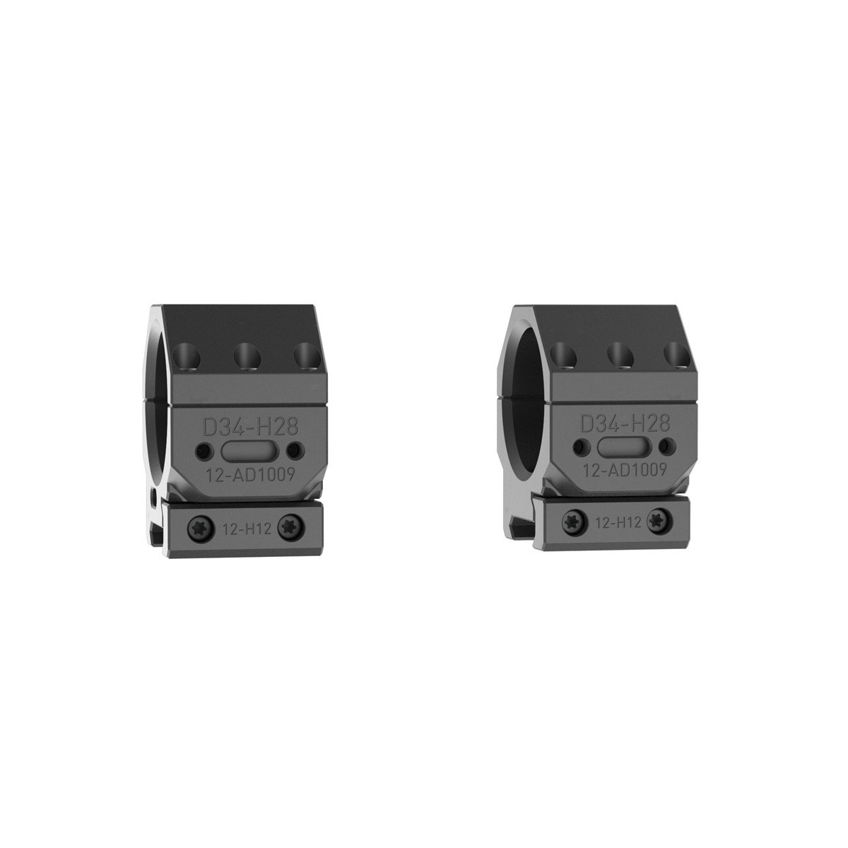 Audere Adversus Gen 2 scope rings - 34mm tube