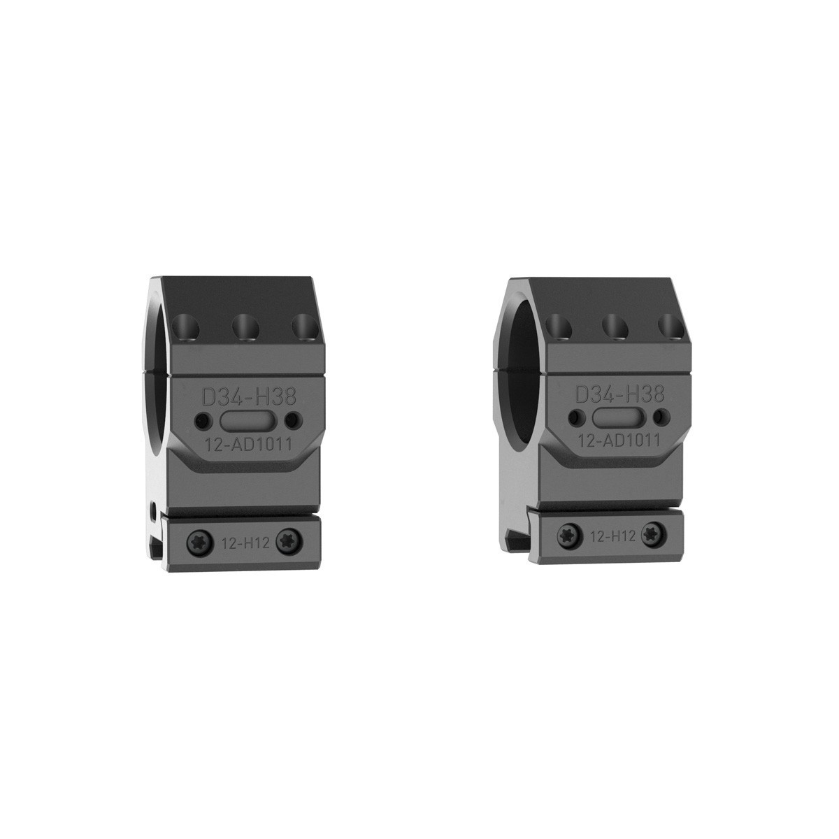 Audere Adversus Gen 2 scope rings - 34mm tube