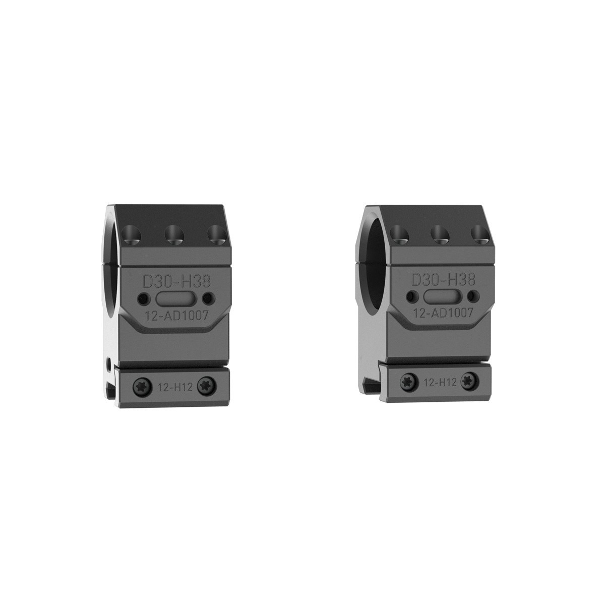 Audere Adversus Gen 2 scope rings - 30mm tube