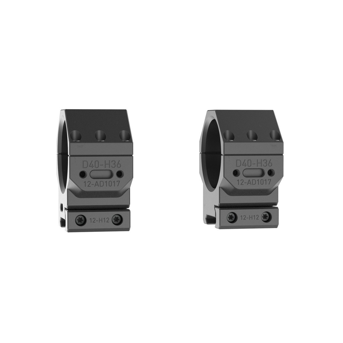 Audere Adversus Gen 2 scope rings - 40mm tube