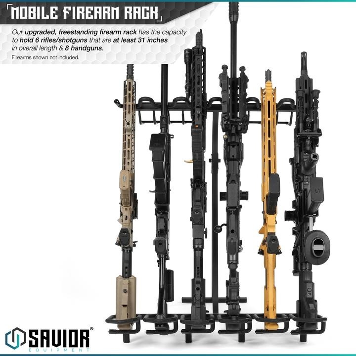 Savior Mobile Firearm Rack - demo
