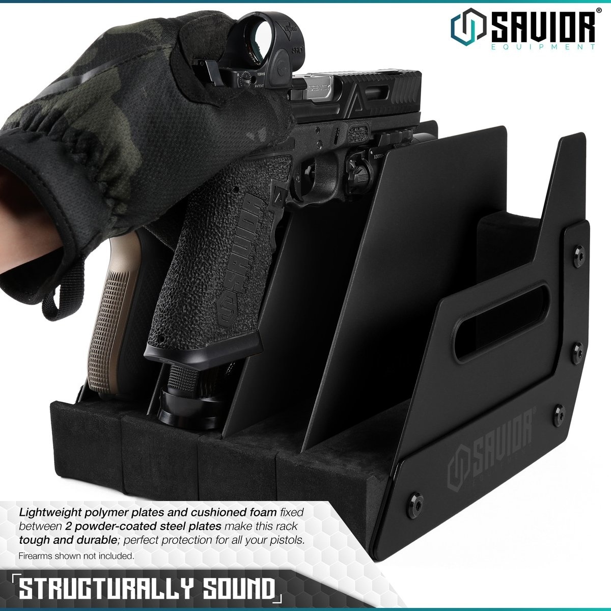 Savior 4-Slot Pistol Rack