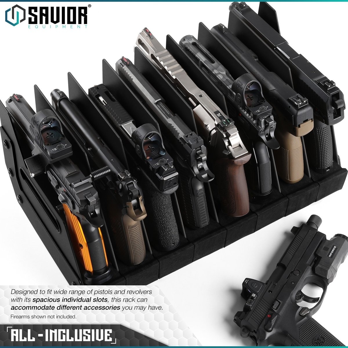 Savior 8-Slot Pistol Rack