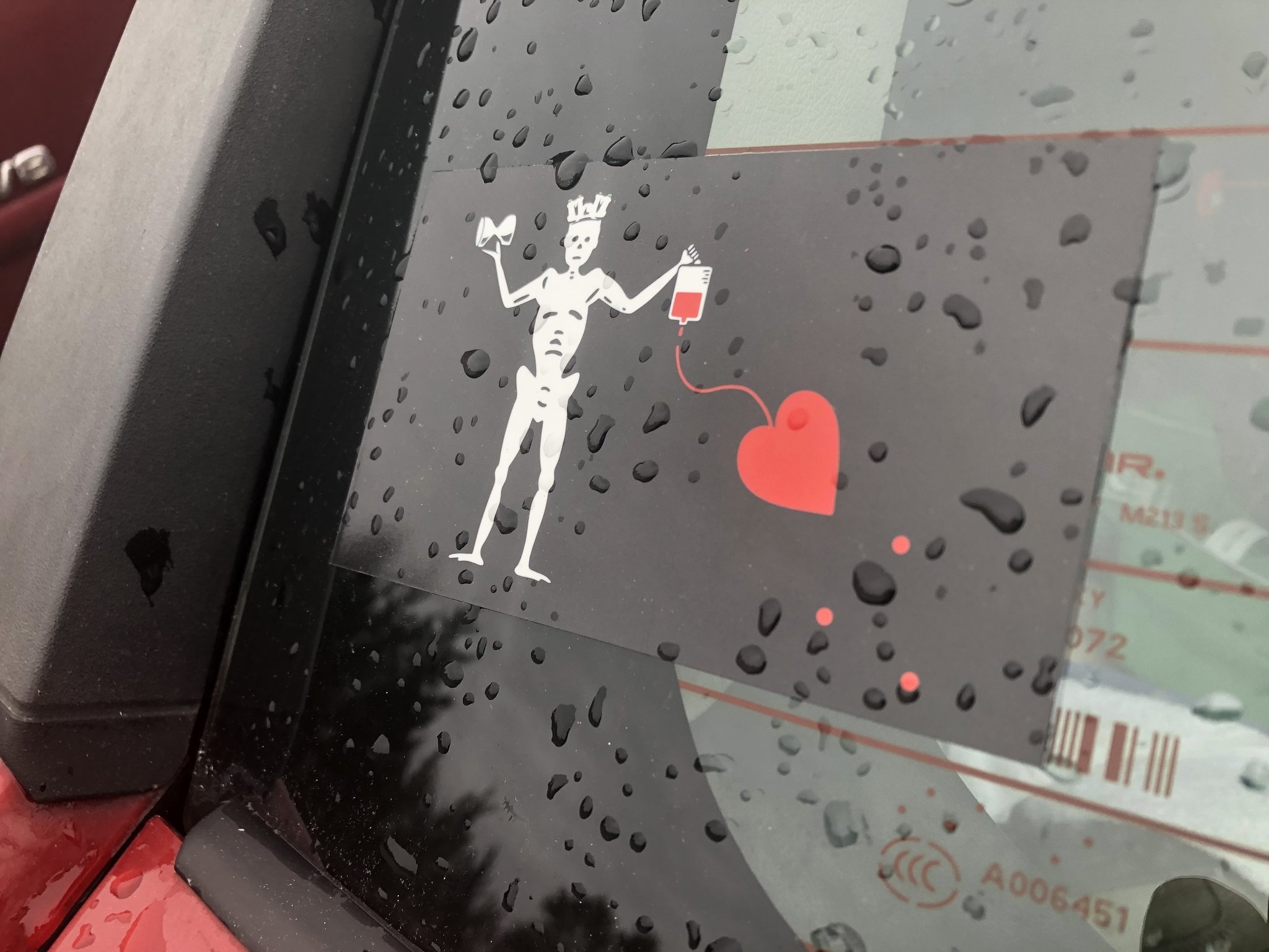 APTUS BLOODBEARD MEDIC STICKER