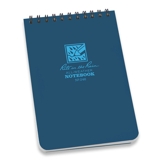 Top Spiral Notebook 4" x 6" Blue