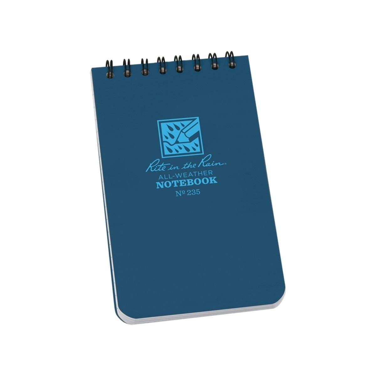 Top Spiral Notebook 3" x 5" Blue