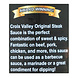 Croix valley Croix Valley Original Steak Sauce & Marinade Croix valley Croix Valley Original Steak Sauce & Marinade