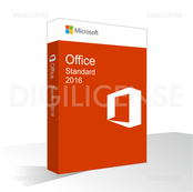 Microsoft Office 2016 Standard - 1 apparaat -  Eeuwigdurend - Zakelijke licentie (pre-owned)