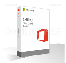 Microsoft Office 2019 Standard - 1 appareil -  perpétuelle - Licence Retail (prédétenue)