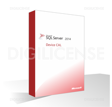 Microsoft SQL Server 2014 Device CAL - 1 dispositivo -  perpetuo - Licencia de negocios (pre-owned)