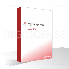 Microsoft SQL Server 2014 User CAL - 1 gebruiker -  Eeuwigdurend - Zakelijke licentie (pre-owned)