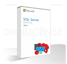 Microsoft SQL Server 2016 Device CAL - 1 dispositivo -  perpetuo - Licencia de negocios (pre-owned)