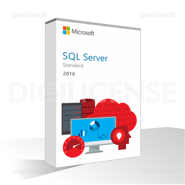 Microsoft SQL Server 2016 Standard - 1 appareil -  perpétuelle - Licence Retail (prédétenue) Microsoft SQL Server 2016 Standard - 1 appareil -  perpétuelle - Licence Retail (prédétenue)